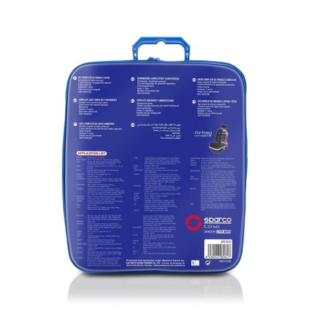 JEU DE HOUSSES SPARCO BANDE BLEUE