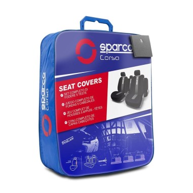 HOUSSES SPARCO BANDE GRISE