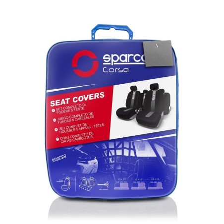 HOUSSES SPARCO BANDE GRISE