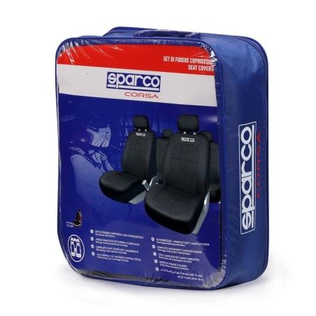 JEU DE HOUSSES SPARCO NOIRES