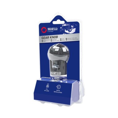 POMMEAU NOIR SPARCO 5 ET 6 VITESSES