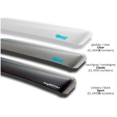 DEFLECTEURS Volkswagen Polo VI (AW) 5-portes 2017-