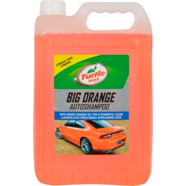 SHAMPOING BIG ORANGE TURTLE WAX 5L