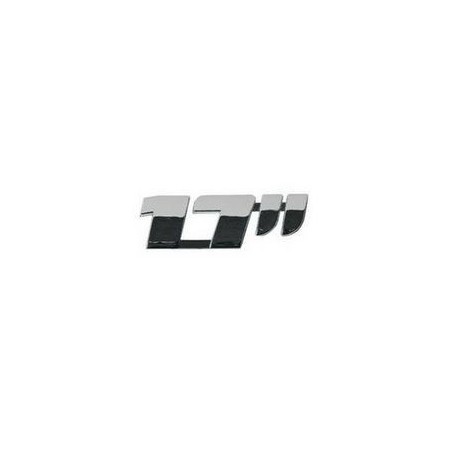 EMBLEME CHROME TAILLE DE JANTES 17