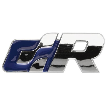 EMBLEME CHROME R LINE BLEU
