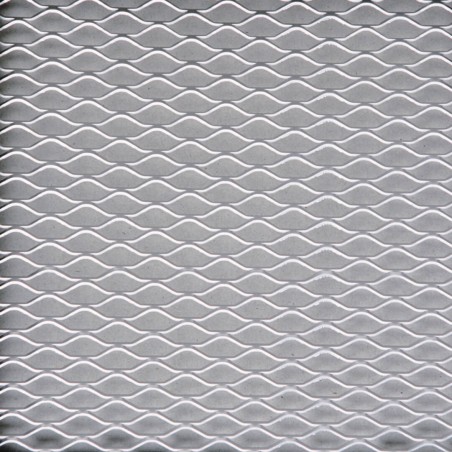 GRILLE ALU 33X100CM ARGENT