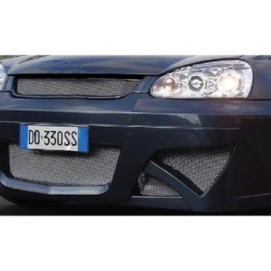 GRILLE ALU 33X100CM ARGENT