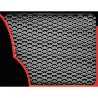 GRILLE ALU NOIR 33X100