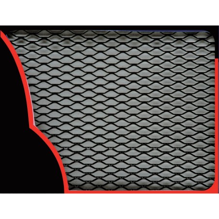 GRILLE ALU NOIR 33X100