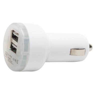 CHARGEUR USB DUAL MOBILE PRO BLANC