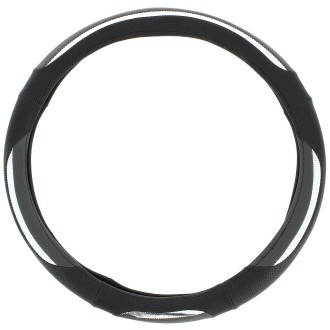 COUVRE VOLANT 37-39CM SNAKE GRIS 2