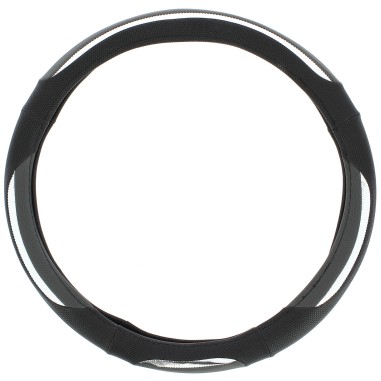 COUVRE VOLANT 37-39CM SNAKE GRIS