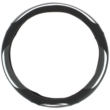 COUVRE VOLANT 37-39CM SNAKE GRIS