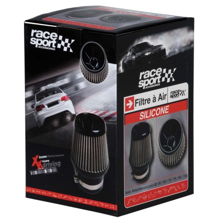 FILTRE A AIR UNIVERSEL SILICONE + 4
