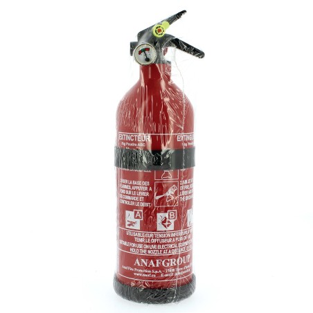 EXTINCTEUR HOMOLOGUE EN3 1KG + MANO
