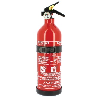 EXTINCTEUR HOMOLOGUE EN3 1KG + MANO 2