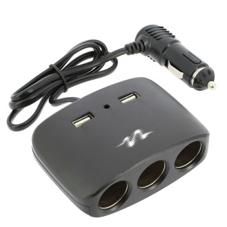 3 MULTIPRISES ALLUME CIGARE + 2 USB
