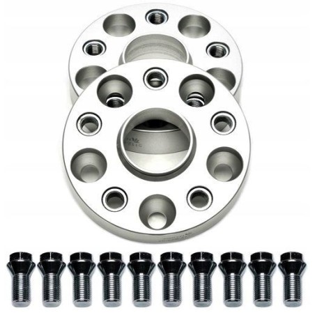 ECARTEUR DE VOIE DOUBLE BOULONNERIE 5X112 EPAISSEUR 30M CENTRAGE 57.1 D30GS06