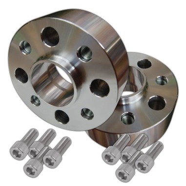 ECARTEUR DE VOIES DOUBLE BOULONNERIE EPAISSEUR 30MM 4X100 CENTRAGE 60.1