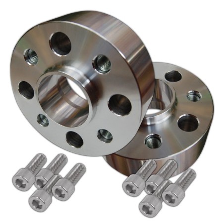 ECARTEUR DE VOIES DOUBLE BOULONNERIE EPAISSEUR 30MM 4X100 CENTRAGE 60.1