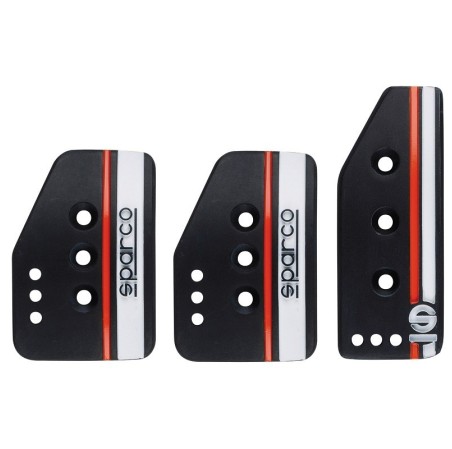 PEDALIER UNIV SPARCO ALU/BLC/RGE