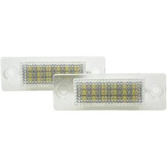 FEUX DE PLAQUES IMMAT LED VW SKODA