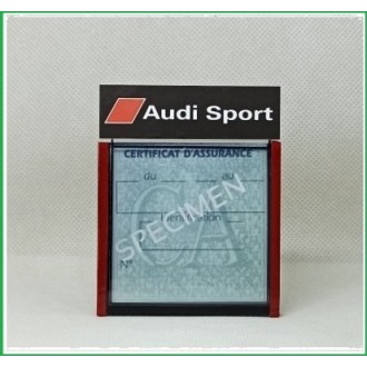 PORTE CERTIFICAT ASSURANCE AUDI