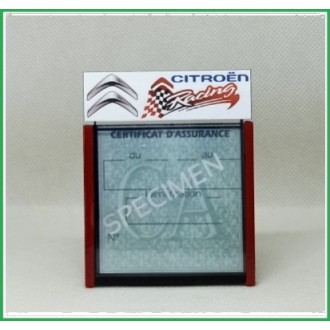 PORTE CERTIFICAT ASSURANCE CITROEN