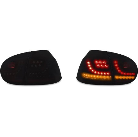 FEUX ARRIERES A LEDS POUR GOLF 5 FOND NOIR 