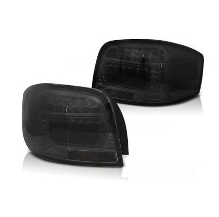 FEUX ARRIERES AUDI A3 8P 03-08 LED FUME