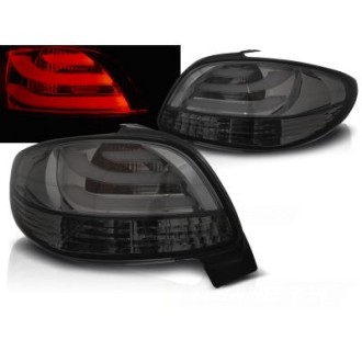 FEUX ARRIERES LTI POUR PEUGEOT 206 FUME