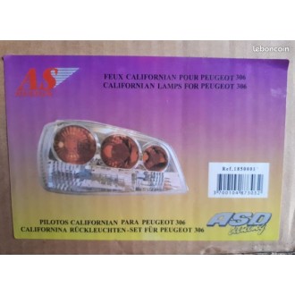 FEUX ARRIERES CALIFORNIEN PEUGEOT 306 PHASE 2 97-