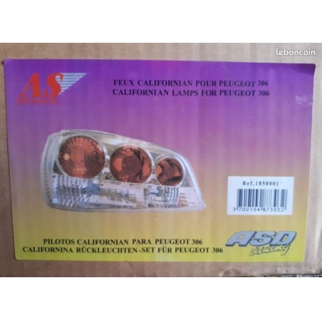 FEUX ARRIERES CALIFORNIEN PEUGEOT 306 PHASE 2 97-
