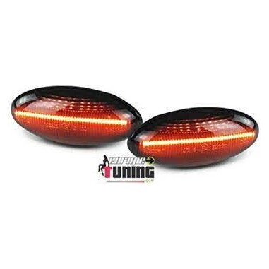 REPETITEURS NOIRS CLIGNOTANT A LEDS PEUGEOT CITROEN