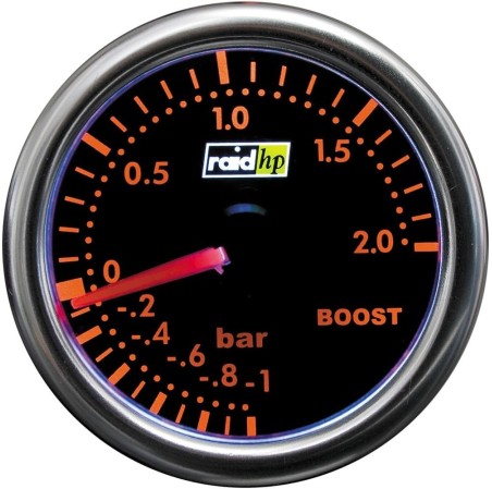 MANOMETRE PRESSION TURBO 2 BAR RED