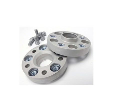 ECARTEUR DE VOIE EPAISSEUR 25MM 5X112 CENTRAGE 57.1 DOUBLE BOULONNERIE