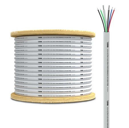 CABLE HP 12 GGE + CABLE LED RGB 18G VENDU AU METRE