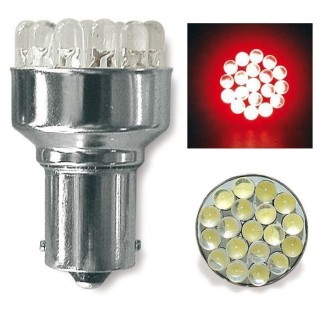 MULTILED BULB 19 LED AMPOULE ROUGE