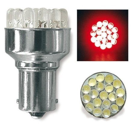 MULTILED BULB 19 LED AMPOULE ROUGE