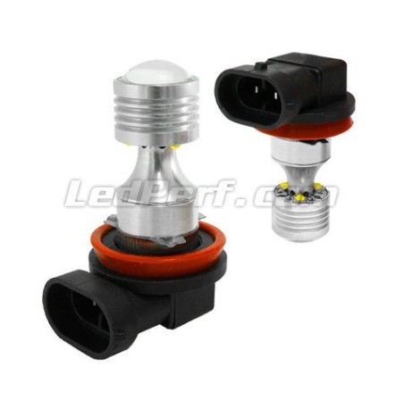 PACK 2 AMPOULES LEDS CLEVER H8 BLAN