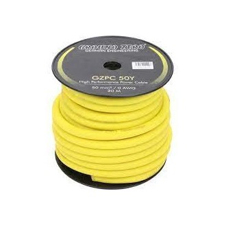CABLE ALIM GZ 50MM JAUNE VENDU AU METRE