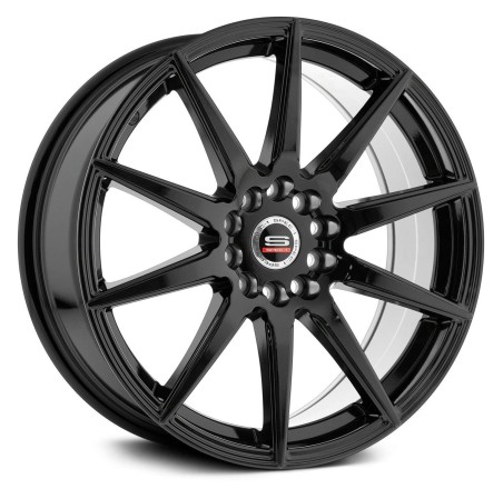 4 JANTES SP-51 17X7.5 4X100/114 ET42 NOIRES BRILLANT