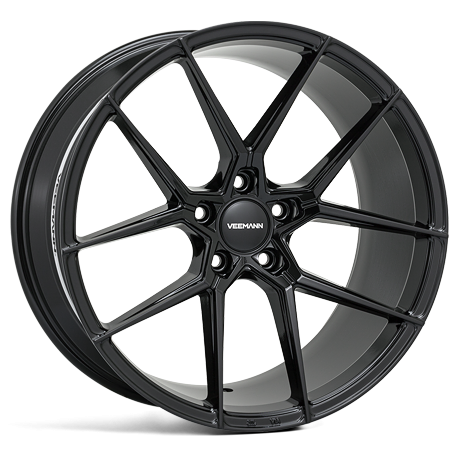 4 JANTES VEEMAN VFS39 19X8.5 5X112 ET 42 FINITION GLOSS BLACK