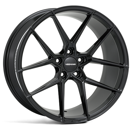 4 JANTES V-FS39 5X112 19X8.5/9.5 GLOSS BLACK