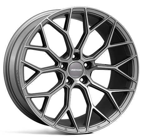 4 JANTES VEEMANN V-FS66 20X8.5/10 5X112 ET38 ET42 GLOSS GRAPHITE CONCAVE