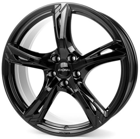 4 JANTES RONAL 19X8 5X112 ET45 NOIRES BRILLANT