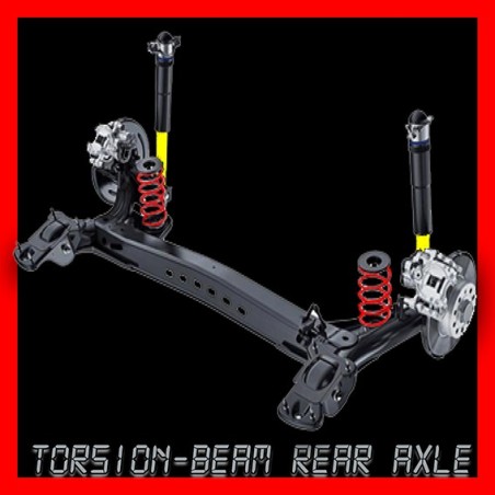 KIT RESSORT COURT RABAISSEMENT -30MM VW GOLF 7 1.6TDI / SUSPENSION ARRIERE A TORSION