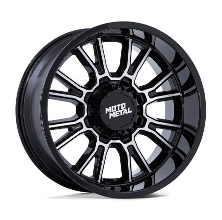 4 JANTES MOTO METAL 18X9 6X139 ET1 NOIRES POLIES