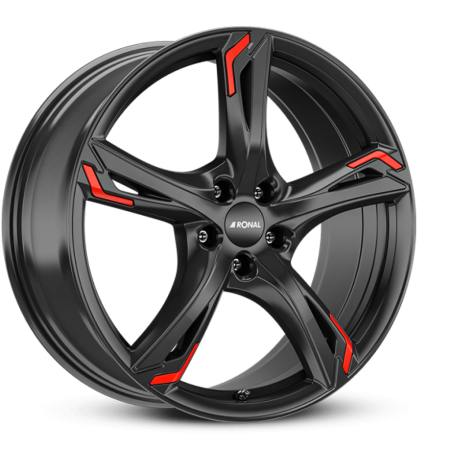 4 JANTES RONAL R62 RED 5X112 7.5X18 E
