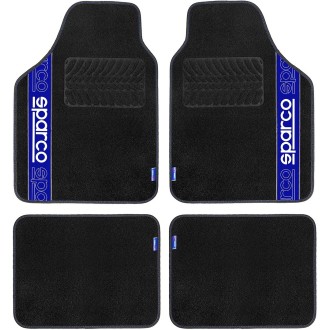 TAPIS TISSUS SPARCO NOIR LISERET BL